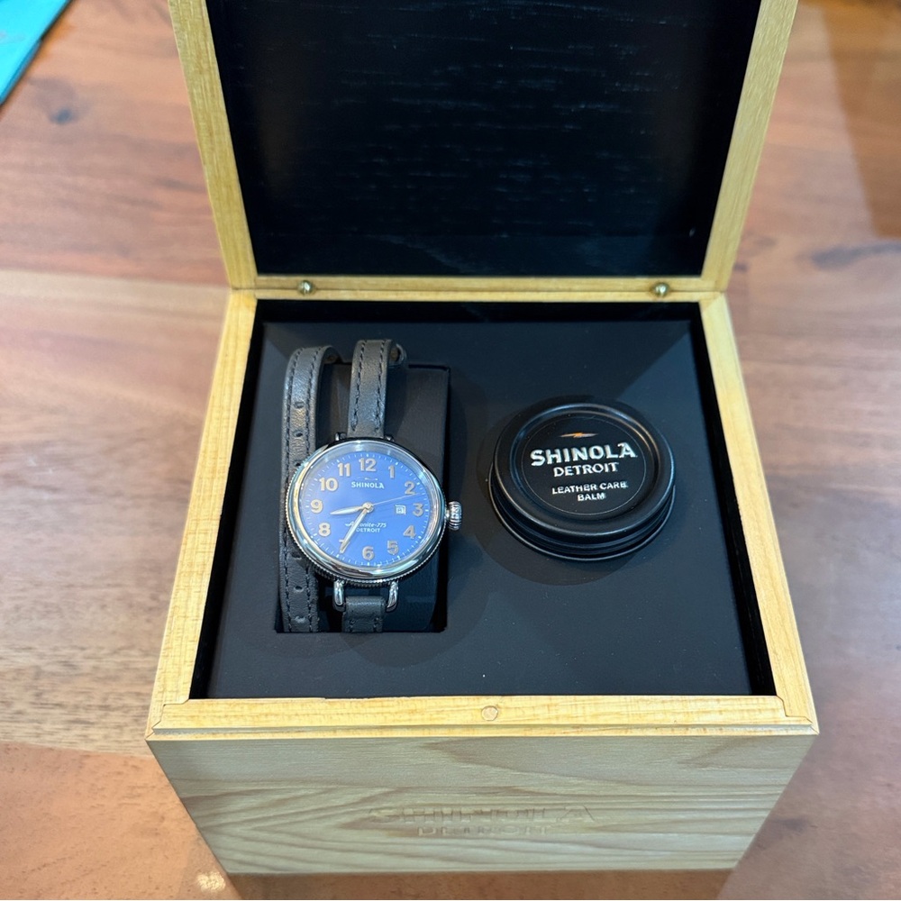 Shinola The Birdy Double Wrap Watch